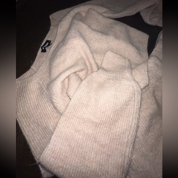 Fall & Winter Soft Express Smoky Pink Crop Sweater & Jogger Lounge Pajamas Small - Picture 3 of 7